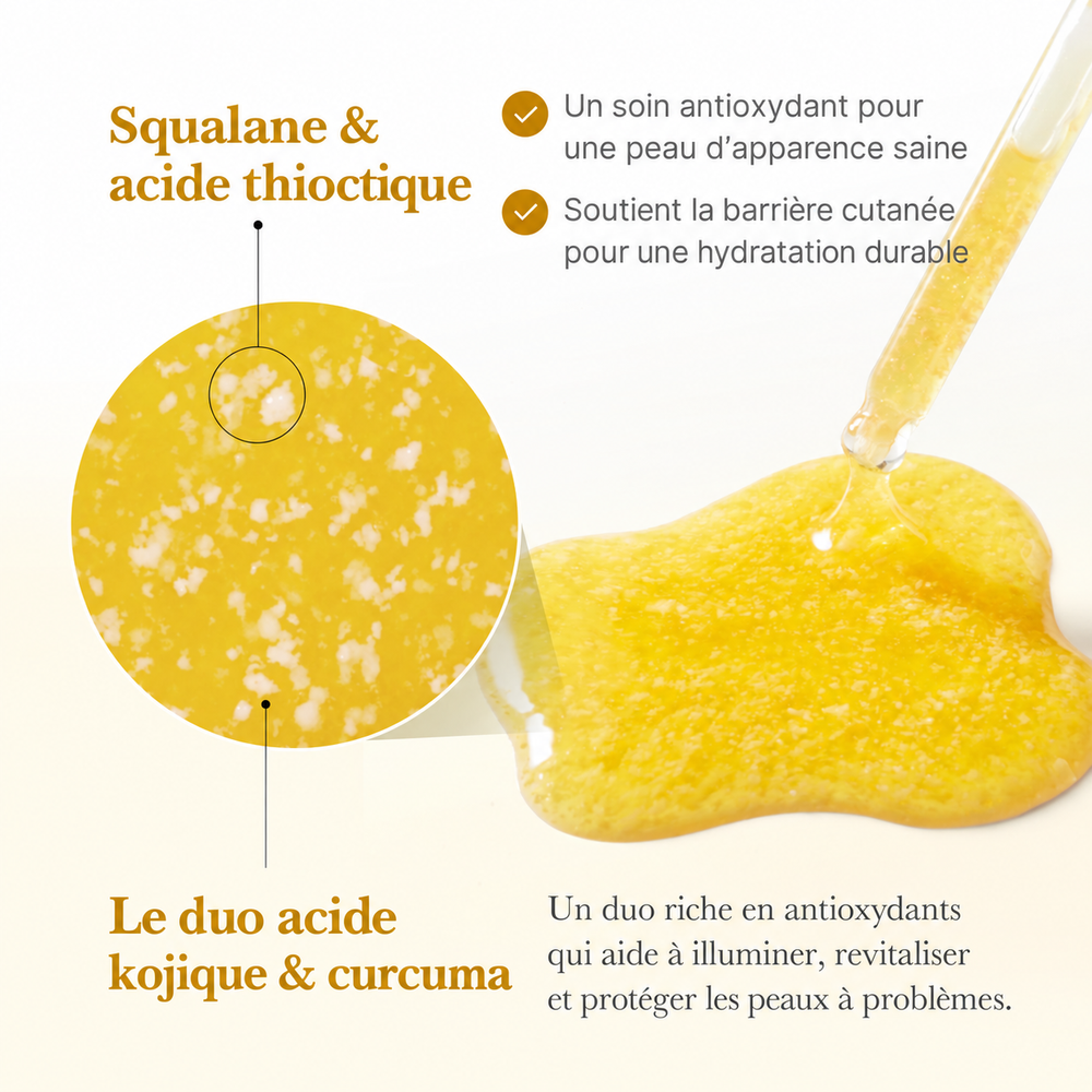 La texture à microcapsules du sérum