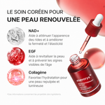 Ingrédients du sérum Mevorys : NAD+, EGF et collagène