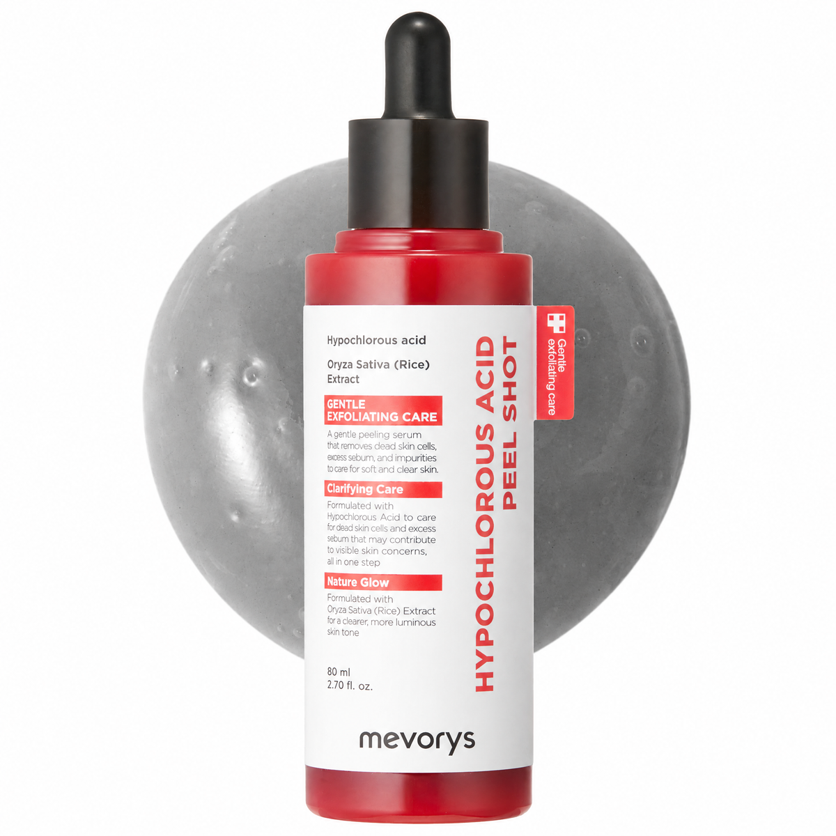 Sérum exfoliant riz à l’acide hypochloreux