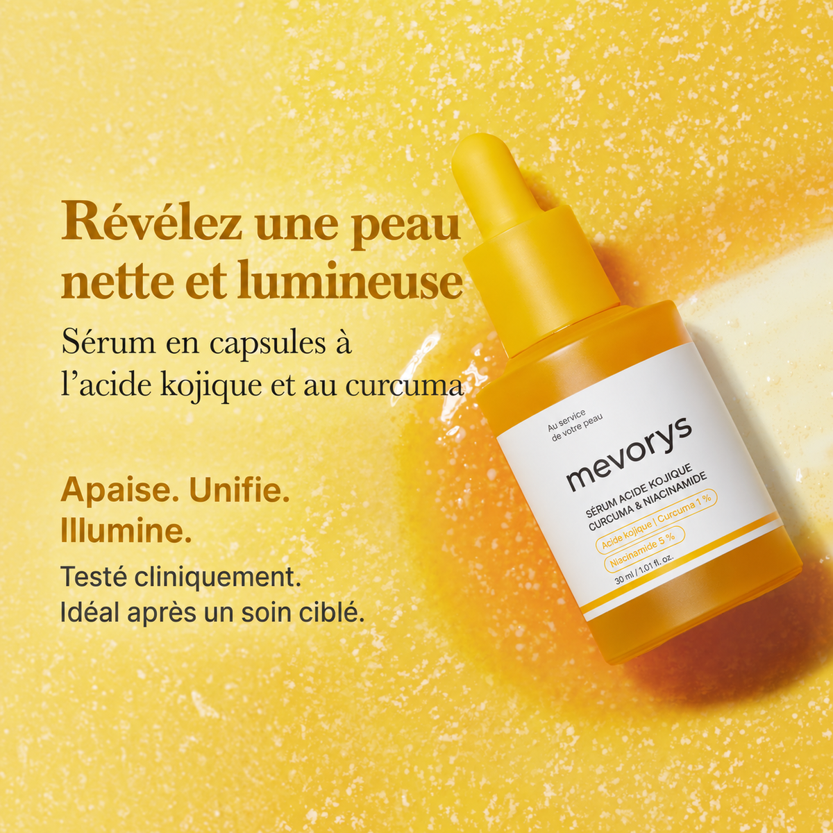 Un sérum pour une peau nette et lumineuse