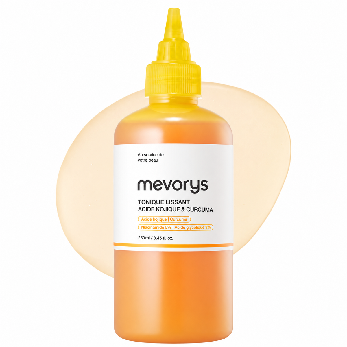 Tonique Mevorys à l’acide kojique et au curcuma – 250 ml