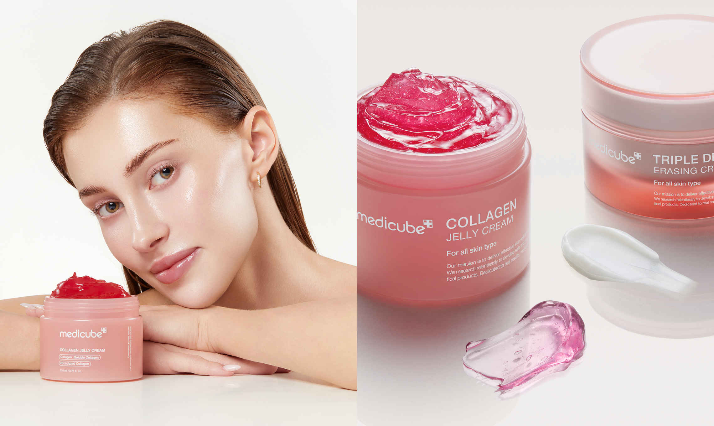 La routine au collagène Mevorys : crème gelée et soin nourrissant